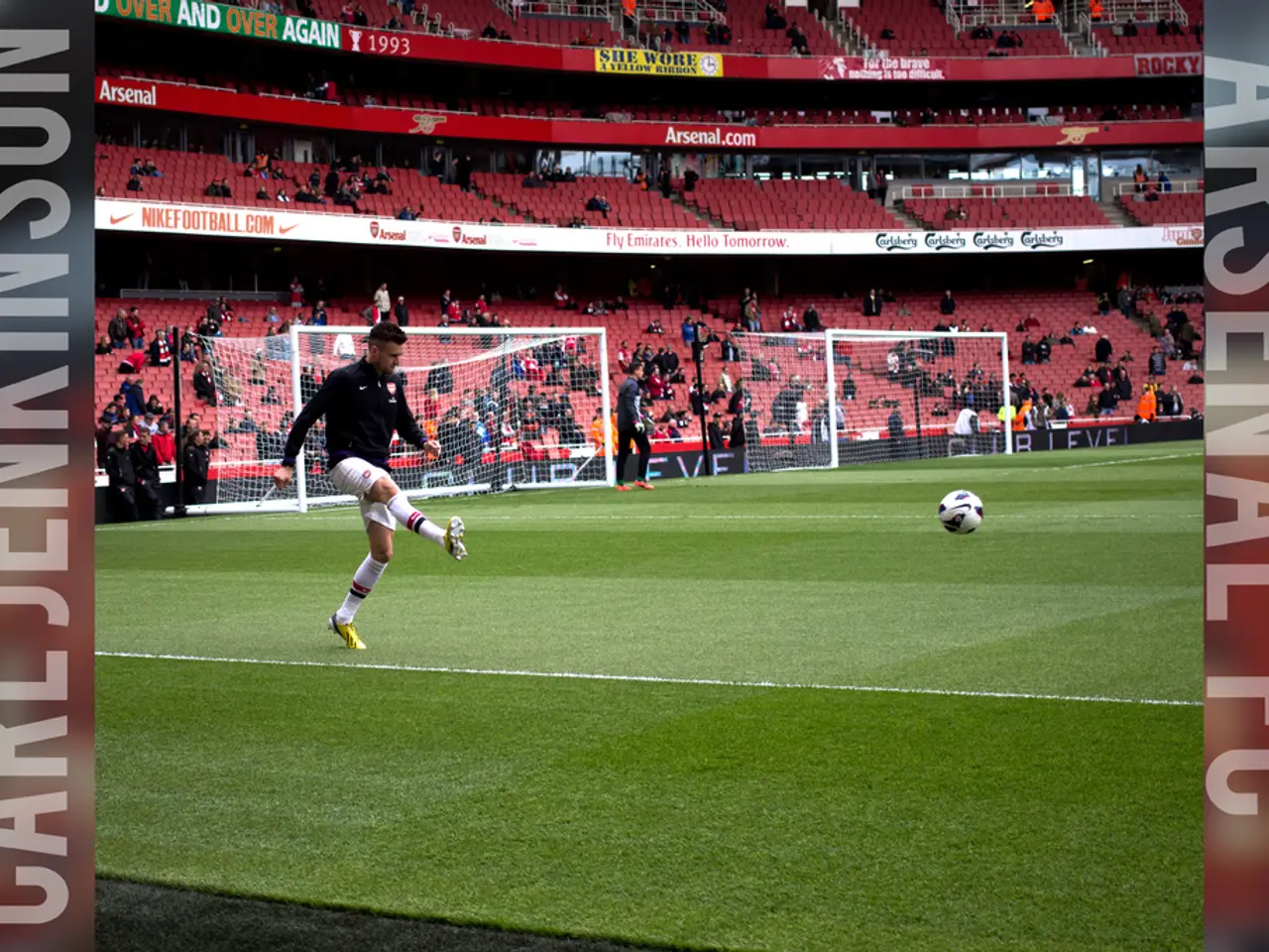 Post-Woltemade's departure, VfB supporters celebrate Gladbach.