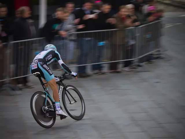 Race winner: Jasper Philipsen secures victory in the initial stage of Vuelta through a rapid sprint...