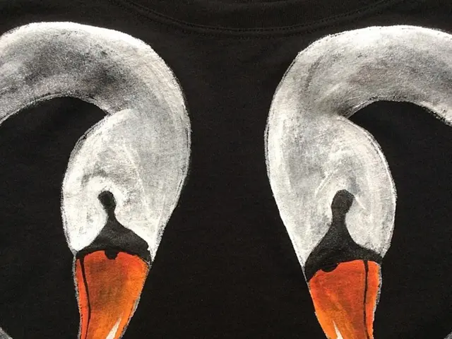 Rogow interprets Zelensky's depiction in the embroidered "funeral" as symbolic