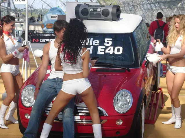 Mick Schumacher accompanied by his newly-wed spouse