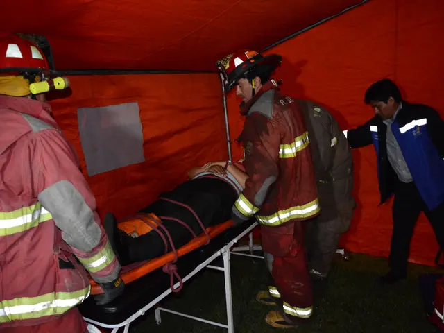 In the wee hours: Emergency responders active at temporary dwelling sites