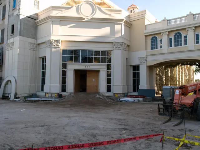 Berlin's innovative eco-friendly wooden structure, featuring ice storage system for energy...