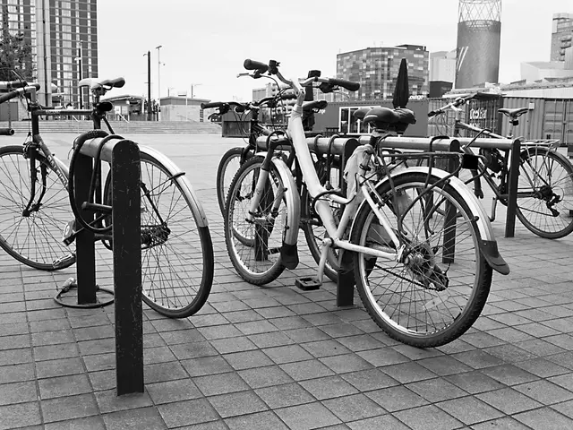 Authorities seek the rightful owner of an abandoned bicycle.