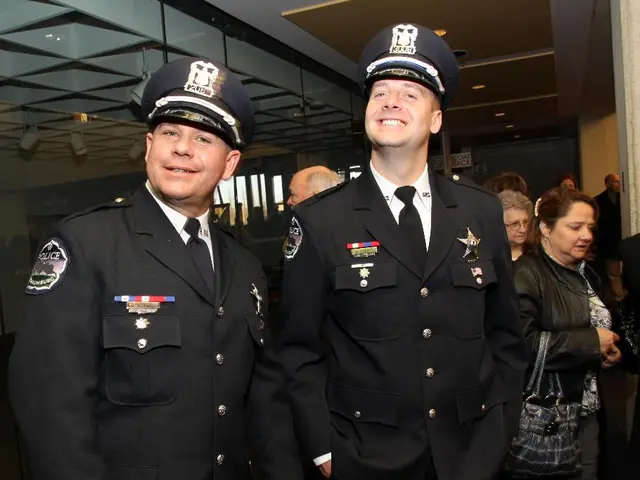 Permanent Appointment for Polish Police Officers Affirmed - Landrat Brohl Grants Badges in a Formal...