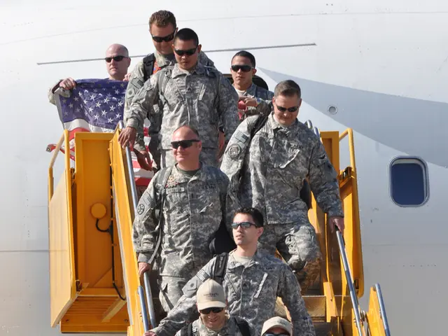 Military rehearsals underway in Jagel, focused on evacuation drills.