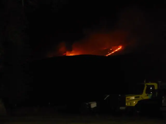 Investigators are probing a blazing incident involving a vehicle on New Year's Eve night.