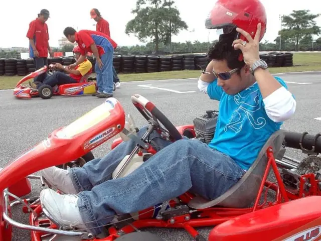 Accident at a junction leaves two individuals hurt.