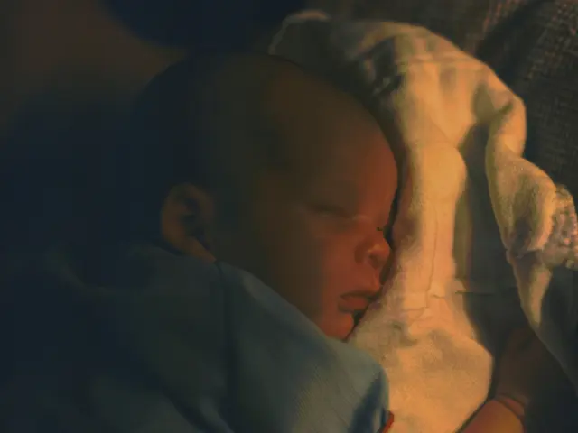 Infant of 18 months succumbs to asphyxia, showing signs of strangulation by a rope around the neck,...