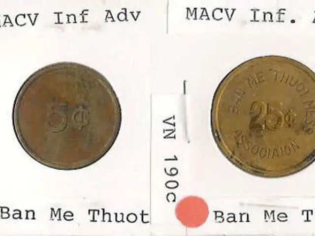 Unique coloured coins in restricted distribution - pictured photo