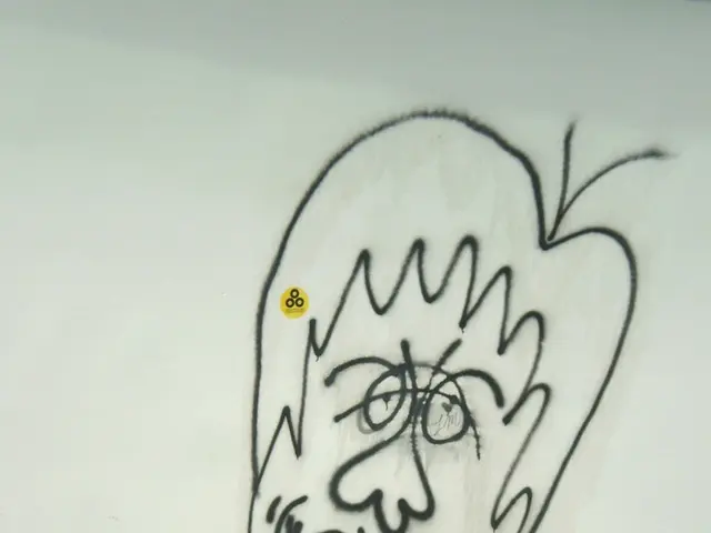 Unidentified perpetrator vandalizes public space with spray paint artwork