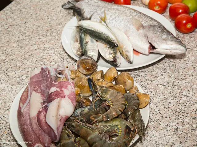 Large quantities of shrimp and fish, approximately 900 metric tons, flow into local markets within...