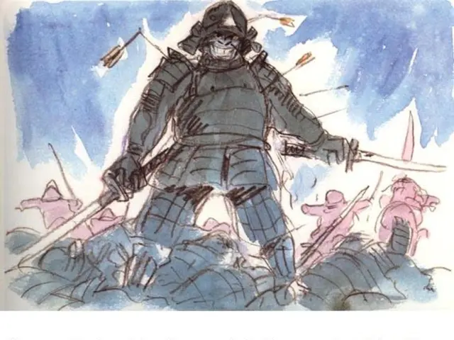 A man is planning to traverse 750 Limestones kilometers utilizing a shield and spear.